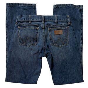 Wrangler Retro Slim Boot Men’s 31 X 34 Color River Wash 5 Pocket Denim Jean